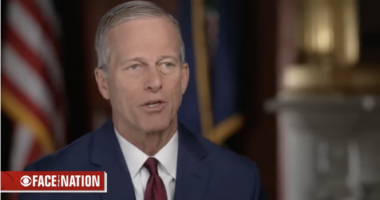 Senate Majority Leader John Thune, R-S.D., interviewed on Face the Nation.