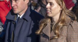 Princess Beatrice and Edoardo Mapelli at the Christmas Morning Service last year