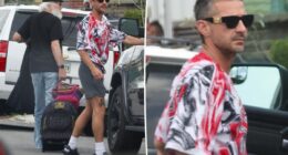 Shia LeBeouf travels to Rome for his father's baptism following arrest