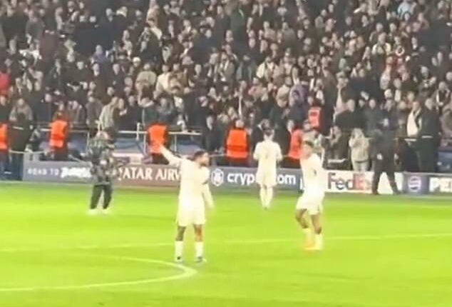 Chelsea captain Reece James appeared to urge Filip Jorgensen to head over to the away end and acknowledge the travelling supporters after the final whistle