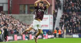 Hearts striker Claudio Braga admits it is difficult for them to keep their feet on the ground