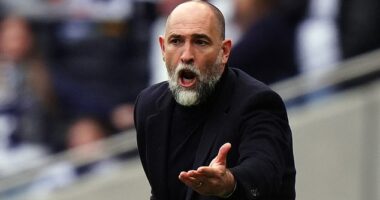 Igor Tudor has been in charge of Spurs for five Premier League games, winning just one point