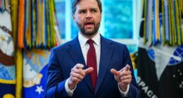 VP JD Vance accused the media of trying to 'drive a wedge' in between him and the President during a White House event on Monday