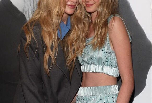 Nepo baby Sunday Rose has branded her mum Nicole Kidman as her 'biggest inspiration in life' and credited the actress for her burgeoning career as a model (seen together in January)