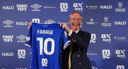 Nigel Farage says he has received an invitation from a Sunderland director to visit the Stadium of Light