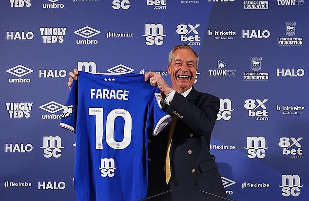 Nigel Farage says he has received an invitation from a Sunderland director to visit the Stadium of Light