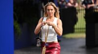 Tammy Hembrow ensured all eyes were on her as she arrived at the 2026 Australian F1 Grand Prix at Melbourne's Albert Park Circuit on Sunday