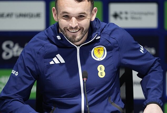 John McGinn was in typically jovial mood ahead of Scotland's friendly against the Ivory Coast
