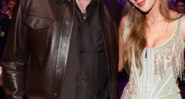 Taylor Swift, 36, and fiancé Travis Kelce, 36, finally made their awards show debut on Thursday