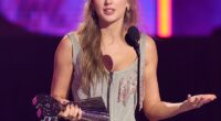 Taylor Swift, 36, gave a touching shout out to her fiance Travis Kelce as she earned seven wins at the 2026 iHeartRadio Music Awards in Los Angeles on Thursday