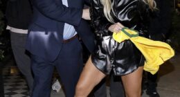 Taylor Swift celebrated her historic night at the 2026 iHeartRadio Music Awards at Bird Streets Club on Thursday night. And while exiting the exclusive West Hollywood hub around 1:30am, the 36-year-old pop star had to be blocked from Brazilian influencer Liziane Gutierrez, 39