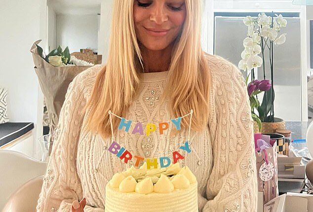 Tess Daly celebrated her 57th birthday on Sunday and looked as youthful as ever as she shared a glimpse at the big day on her Instagram