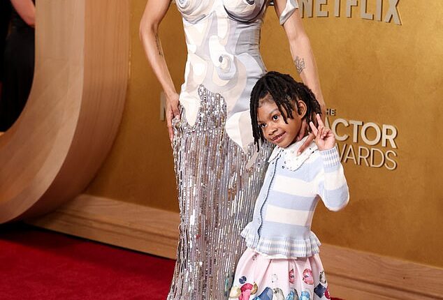 Teyana Taylor may have brought the glamour, but it was her pint-sized daughter who stole the show at the 2026 Actor Awards