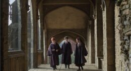 Alastair Stout, Dominic McLaughlin and Arabella Stanton in HBO's Harry Potter and the Philospher's Stone