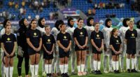 The Iranian football team refused to sing their national anthem before their first match of the Asian Cup on the Gold Coast on Monday night (pictured)