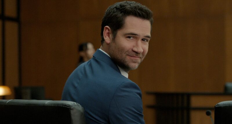 The Lincoln Lawyer. Manuel Garcia-Rulfo as Mickey Haller in episode 402 of The Lincoln Lawyer