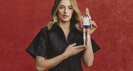 Lionesses star Chloe Kelly has been transformed into a Barbie doll to mark International Women's Day
