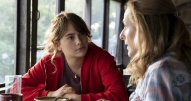 Emilia Jones and Marlee Matlin in “CODA,” now streaming on Apple TV.