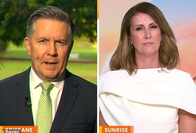 Seven host Nat Barr asked Health Minister Mark Butler on Friday whether Australians will run out of fuel. But he failed to offer a direct answer