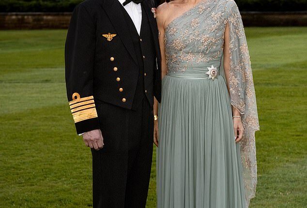 Queen Mary and King Frederik X of Denmark looked elegant at the black-tie state dinner held on Sunday March 15 in Canberra