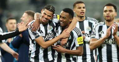 Newcastle produced a valiant win against Manchester United after going down to 10 men