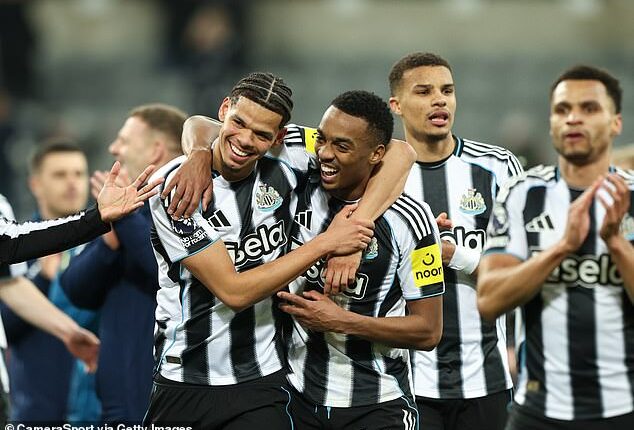 Newcastle produced a valiant win against Manchester United after going down to 10 men