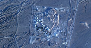 This satellite image from Planet Labs PBC shows Iran's Natanz nuclear enrichment site on Jan. 28, 2026