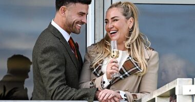 The 'world's hottest farrier' that was spotted cosying up to Josie Gibson at Cheltenham is reportedly engaged to the mother of his child