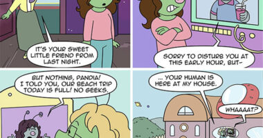 These 33 New Comics Continue The Story Of A Human Girl Raised By Aliens