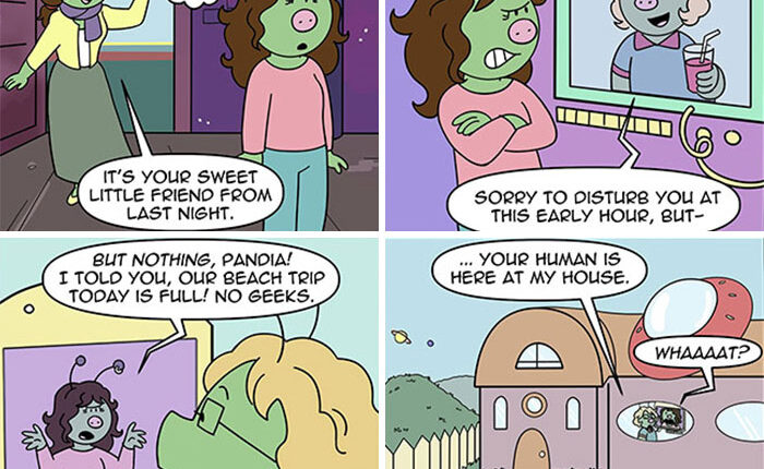 These 33 New Comics Continue The Story Of A Human Girl Raised By Aliens