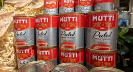 Mutti tins boast  heritage branding and 99.8 per cent tomatoes. The pieces are noticeably bigger than other brands