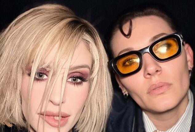 Kelly Osbourne and Kiinicki at the after-party for Lily Allen's London shows