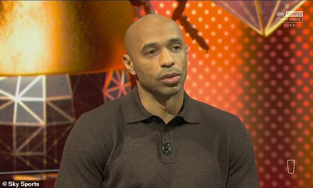 Thierry Henry was keen not to let emotions get the better of Arsenal fans or the club in their treatment of Max Dowman