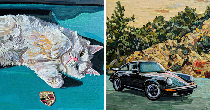 This Artist Made 40 Vibrant Paintings That Turn Everyday Scenes Into Dreamlike And Playful Worlds