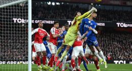 On Sunday evening I lost count - at 10 apiece - when tallying the number of nailed-on penalties which went ungiven as Arsenal eked out a scruffy win over Chelsea