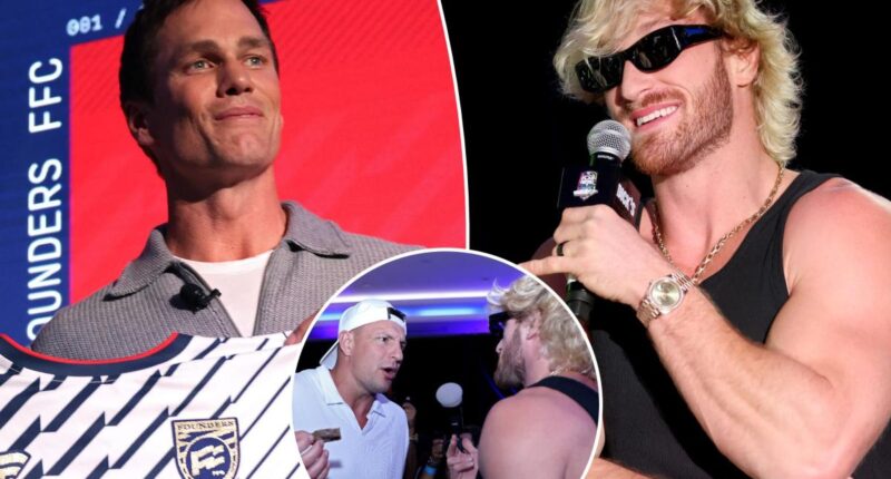 Tom Brady and Logan Paul exchange jabs during Fanatics Flag Football Classic Draft with NFL stars: 'Might have a fight'