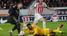 Germany Under 21 international goalkeeper Noah Atubolu is being watched by Tottenham