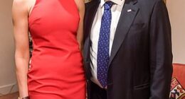 Brazilian model Amanda Ungaro and Paolo Zampolli