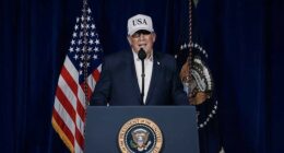 President Donald Trump announced the Iran strikes overnight Saturday. On Sunday he boasted that 48 leaders of the oppressive Iranian regime had been killed