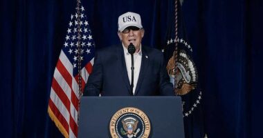 President Donald Trump announced the Iran strikes overnight Saturday. On Sunday he boasted that 48 leaders of the oppressive Iranian regime had been killed