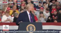Donald Trump put a halt to his rally in Kentucky Wednesday when a supporter collapsed behind him, sending Dr Mehmet Oz to the rescue