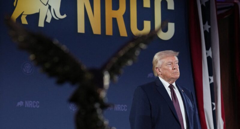 Trump receives yet another prize while addressing Republican fundraiser with rambling speech blasting Democrats