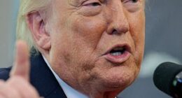 President Donald Trump speaks to reporters in the Oval Office on Tuesday