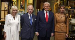 President Donald Trump announced that the UK's King Charles III and Queen Camilla will visit the US at the end of April