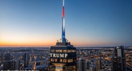 President Donald Trump posted an AI-generated video on Truth Social on Monday showing renderings of the Donald J. Trump Presidential Library and Museum in Miami