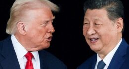 President Donald Trump is scheduled to visit Beijing, China, from March 31 to April 2 to meet with Chinese President Xi JInping for the second time in six months. Now, Trump is saying he may have to postpone the summit due to the US-Iran war. Above the two leaders are shown at a summit in South Korea in October 2025