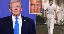 President Donald Trump said he 'loves' Elvis Presley and joked he considered lying about meeting the 'King of Rock and Roll' personally, despite the pair never having crossed paths. Speaking in Memphis, Tennessee , to a group of law enforcement officers and National Guard troops, the President lauded the Memphis Safe Task Force for bringing down crime . During the remarks, the President shared that he would later visit Graceland, the estate of the late rock and roll star that is just a short drive from downtown Memphis. 'I'm going to see Graceland after this,' Trump said. 'I love Elvis. I never met Elvis. Everyone said, 'Did you?'