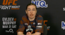 UFC London’s Melissa Mullins in ‘tears of joy’ at making weight – only for opponent Luana Carolina to fail