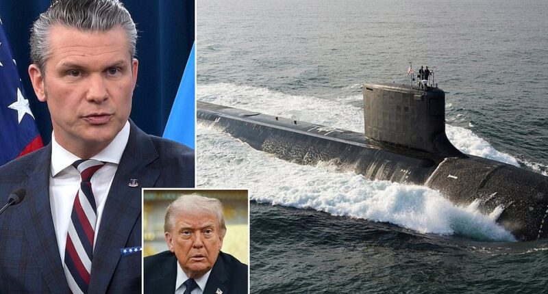 The US submarine sank an Iranian vessel using a torpedo, a first for a US submarine since WWII, Secretary of War Pete Hegseth announced on Wednesday. 'An American submarine sunk an Iranian warship that thought it was safe in international waters,' the secretary said at a morning press conference at the Pentagon . 'Instead, it was sunk by a torpedo, quiet death, the first sinking of an enemy ship by a torpedo since World War II .' Hegseth said the torpedo attack occurred on Monday in the Indian Ocean. The secretary did not name the ship, but earlier an Iranian warship sank off the coast of Sri Lanka.