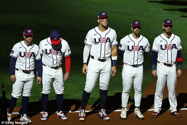 USA baseball fans have branded their team a 'disgrace' for not singing the national anthem
